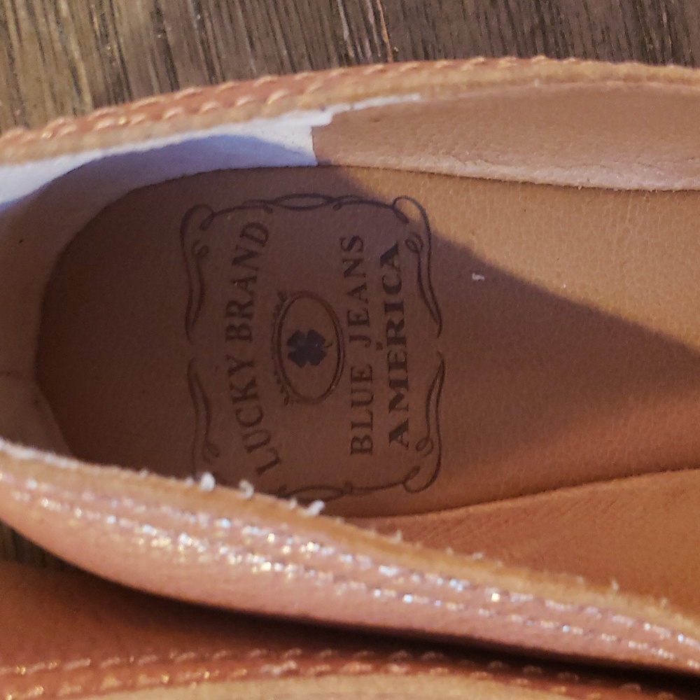 Lucky Brand Shimmering Pink Mary Jane Shoes 7.5 - Picture 4 of 6